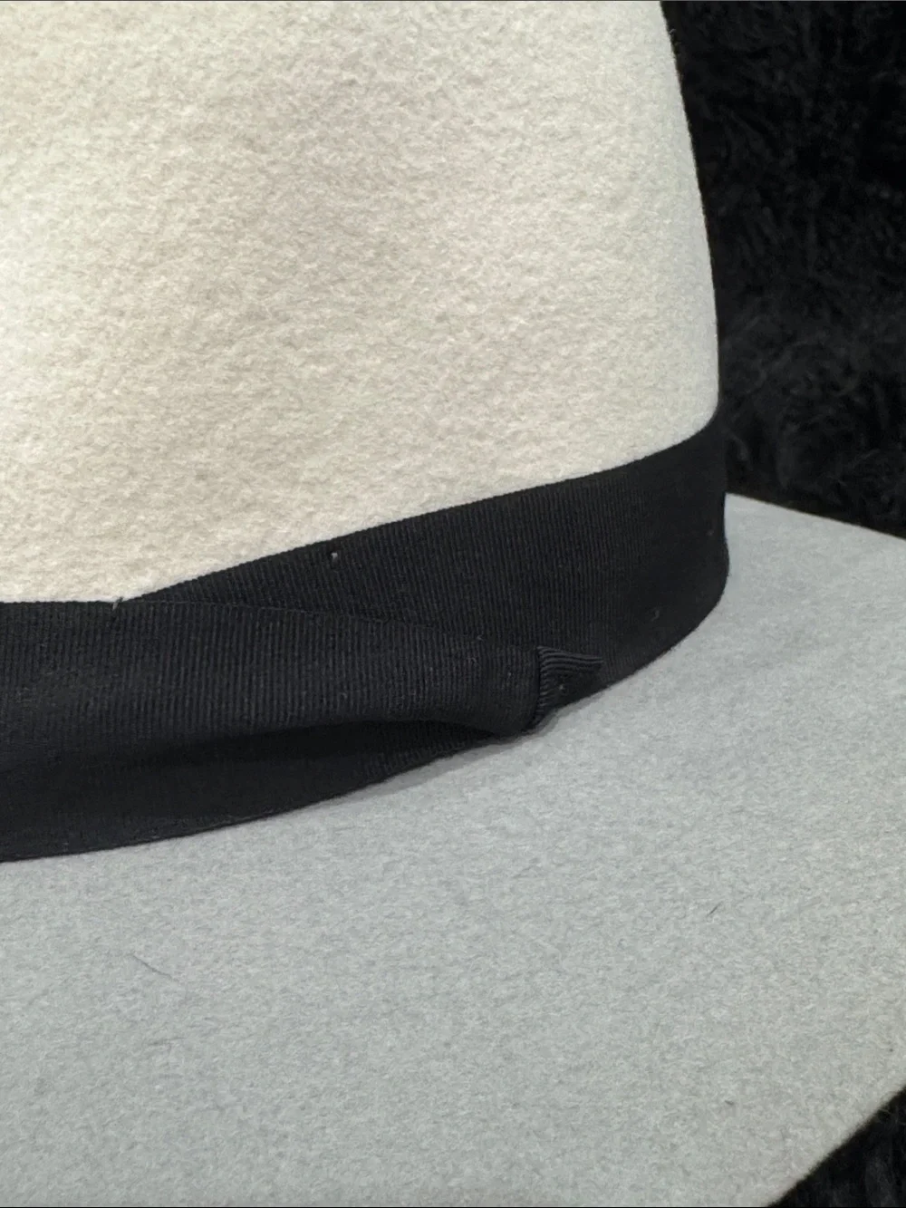 Rag & Bone Colorblock Wool Fedora Floppy Hat Size M